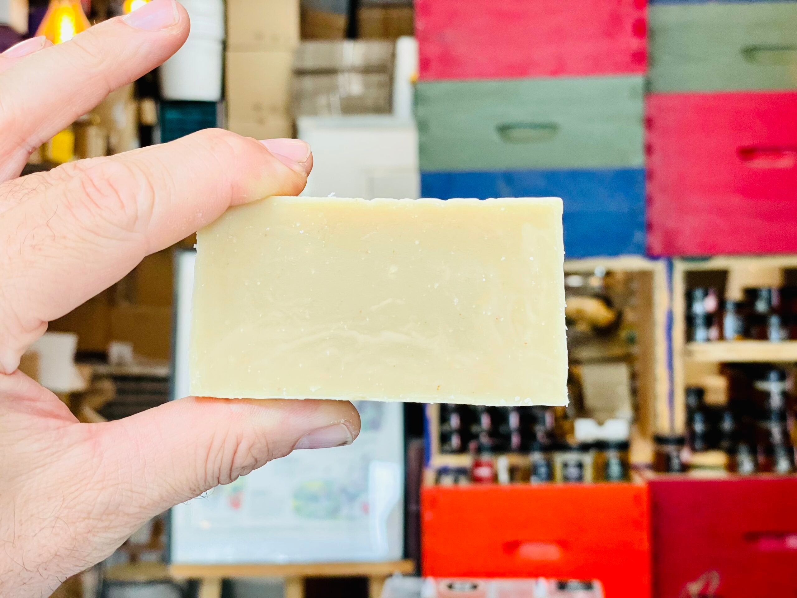 Savon au miel de lavande & propolis – Saponification à froid (100g)