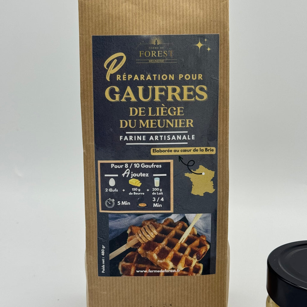 Préparation pour Gaufres de Liège & Miel de Printemps de Seine-et-Marne