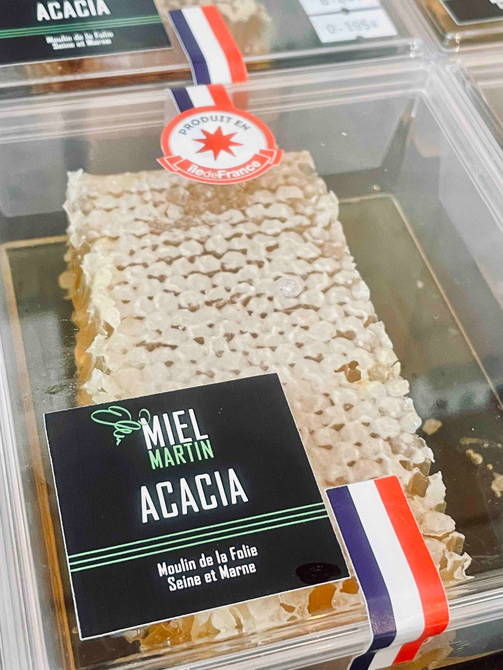 Miel d'Acacia en rayon 500g