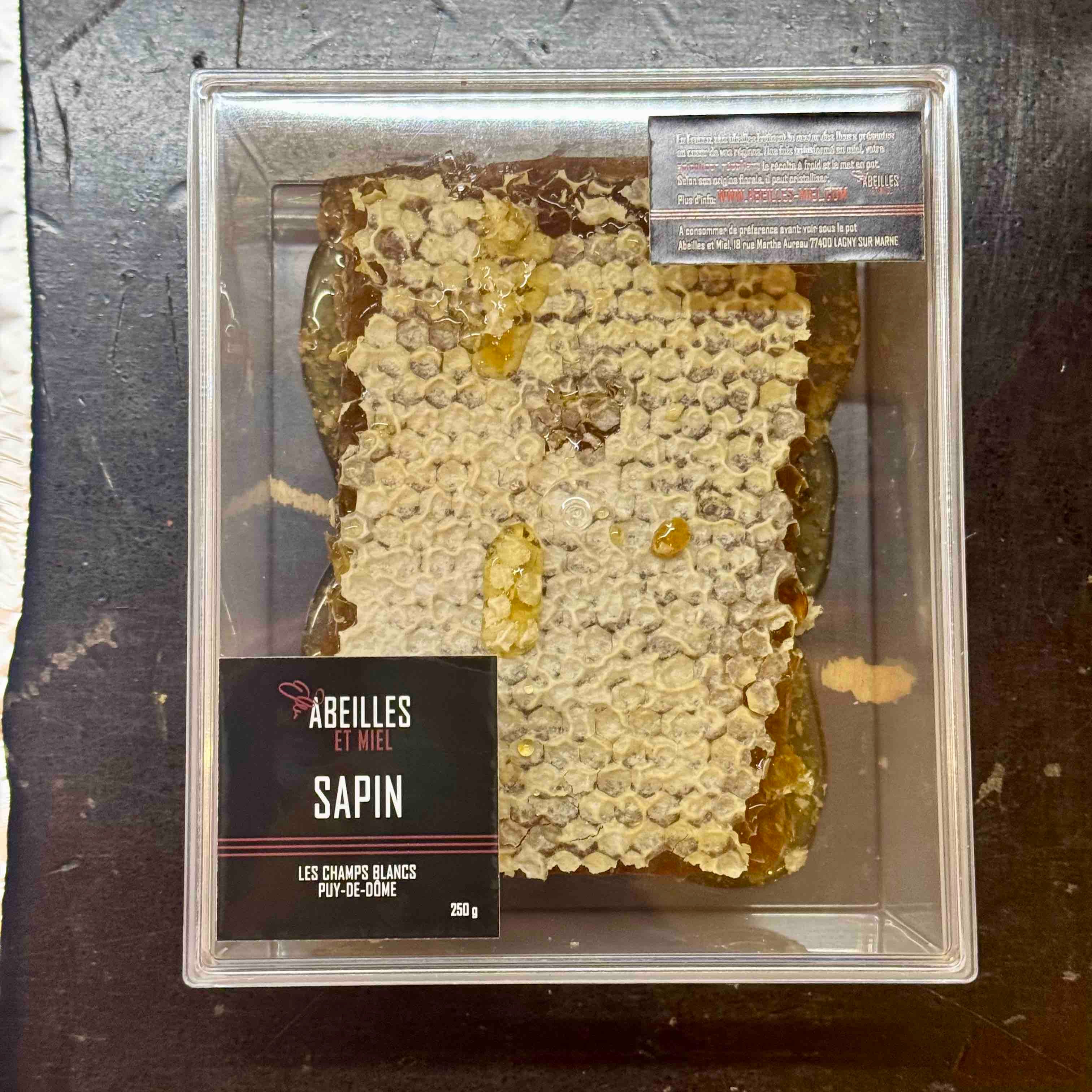 Miel de Sapin en Rayon 500g