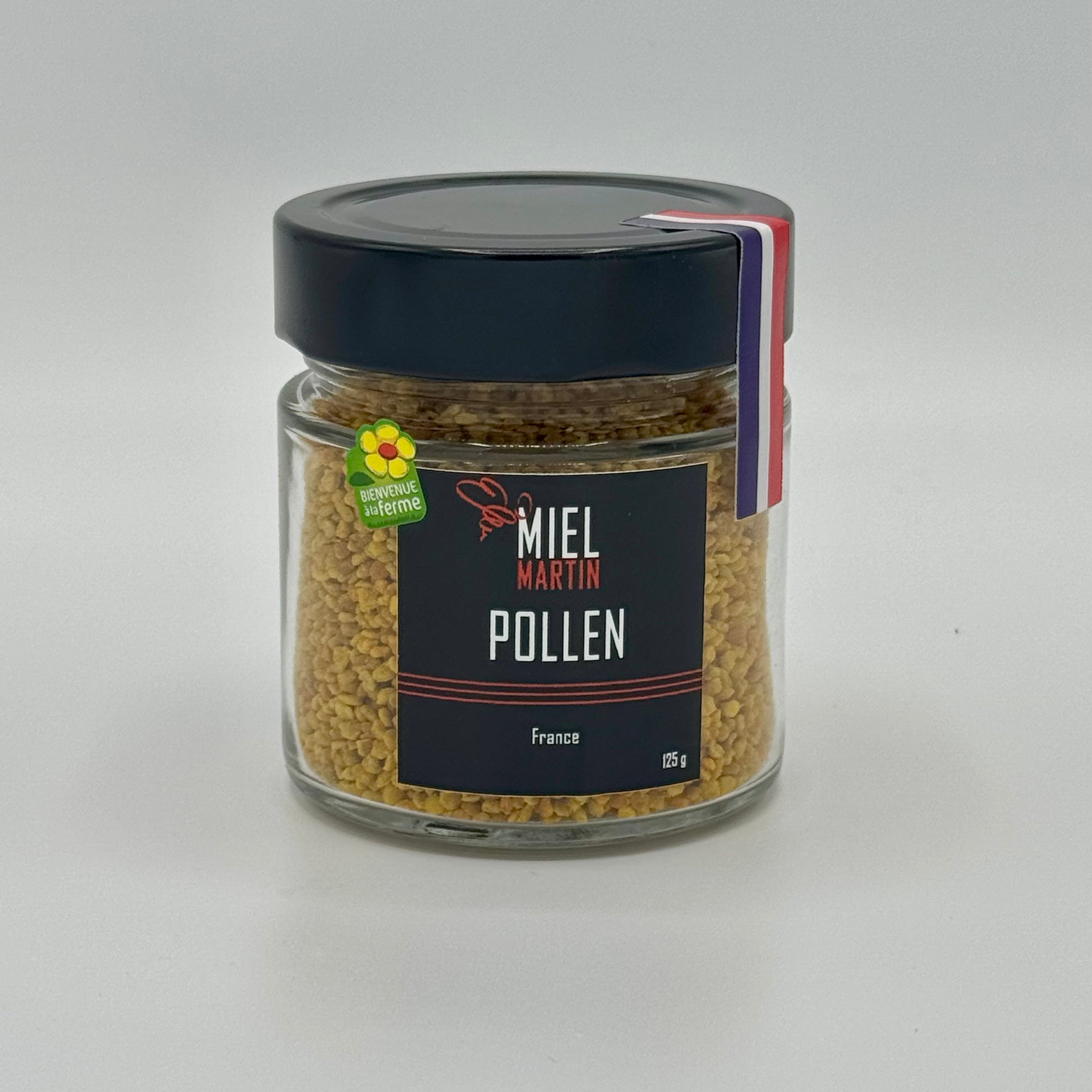Pollen en grains récolté par notre miellerie, idéal pour une alimentation énergétique et riche.